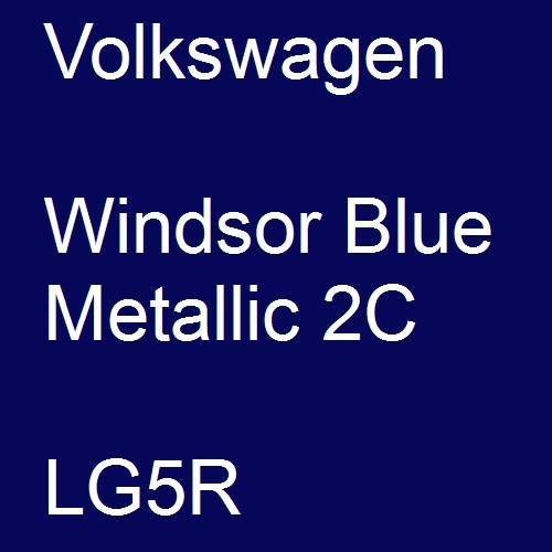 Volkswagen, Windsor Blue Metallic 2C, LG5R.